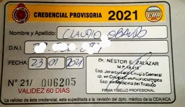 ATENCIÓN: Pilotos deberán presentar comprobante de licencia
