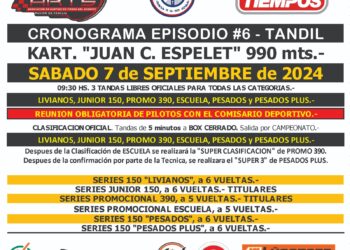 Cronograma para la sexta fecha del año